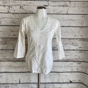 Magazine white cotton top